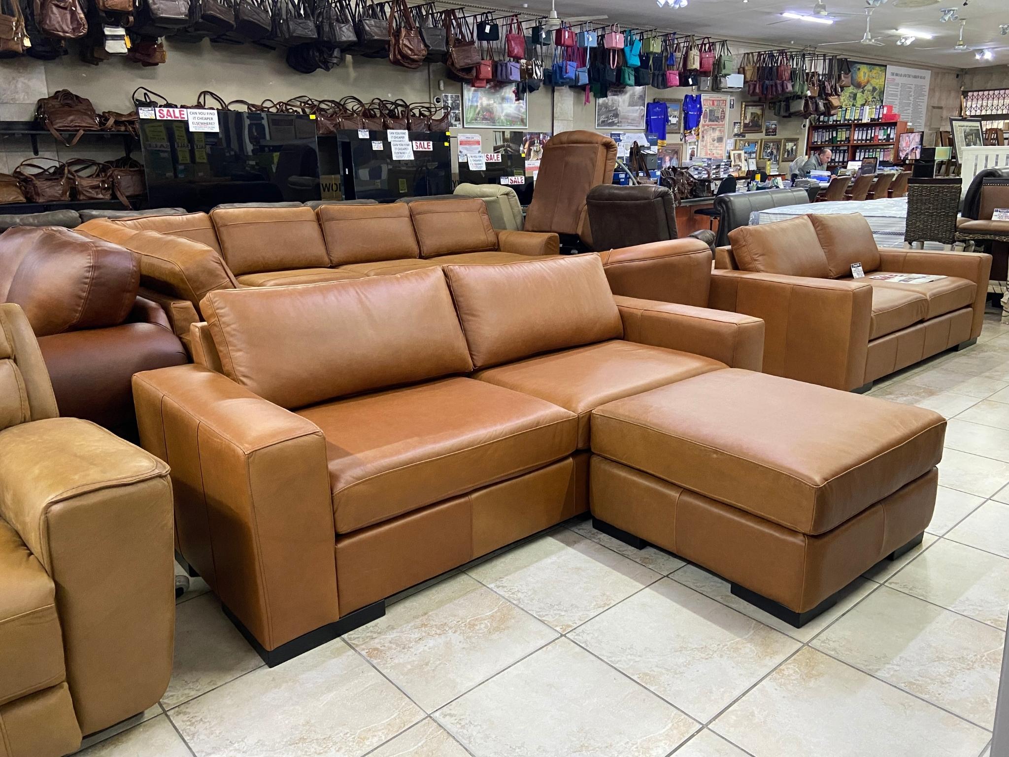 Impala Leather Couch View 2