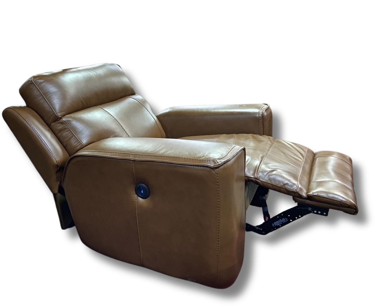 Prestige Leather Power Recliner Chair Side View