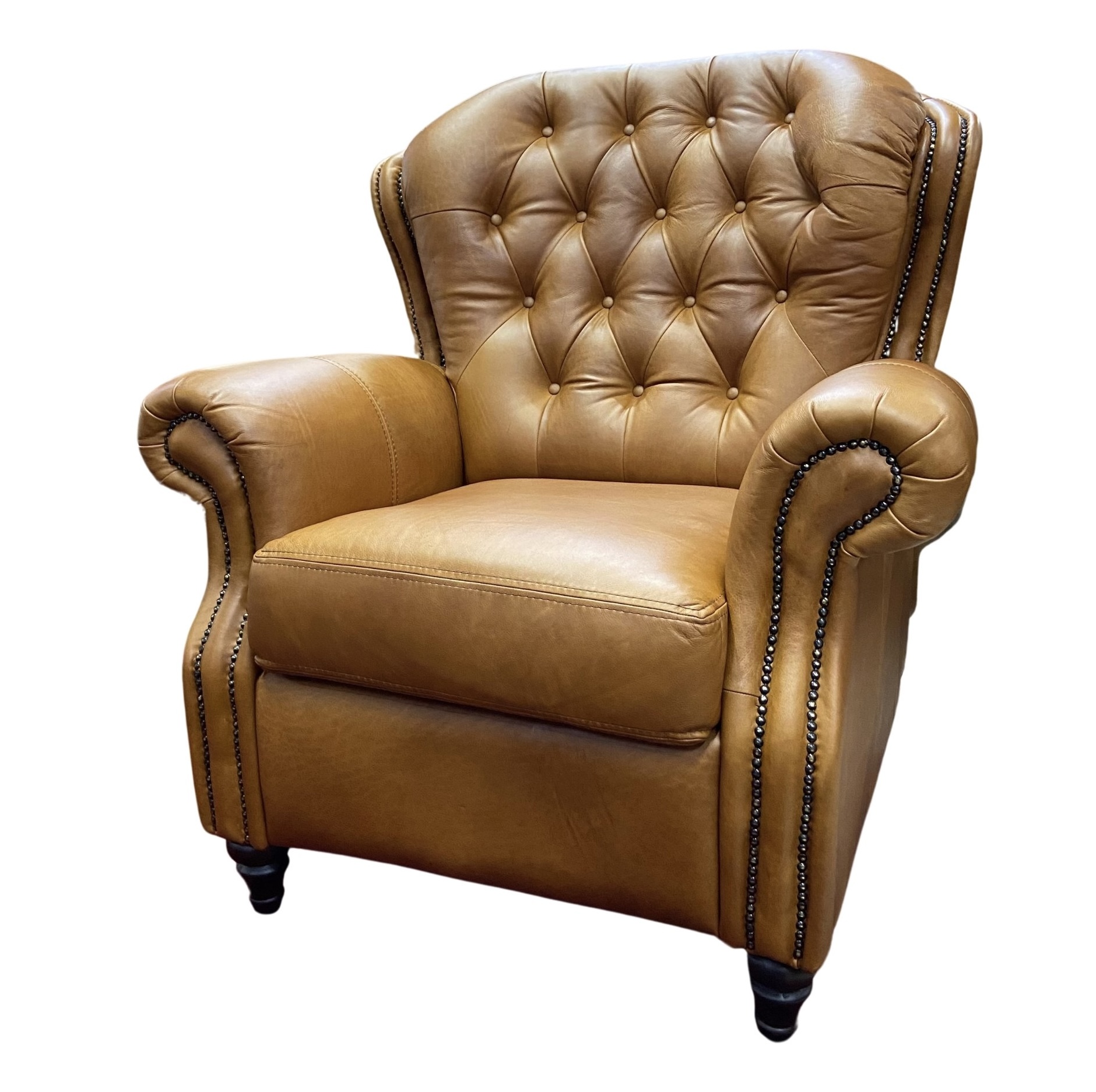 Churchill Club Chair Rustic View 2