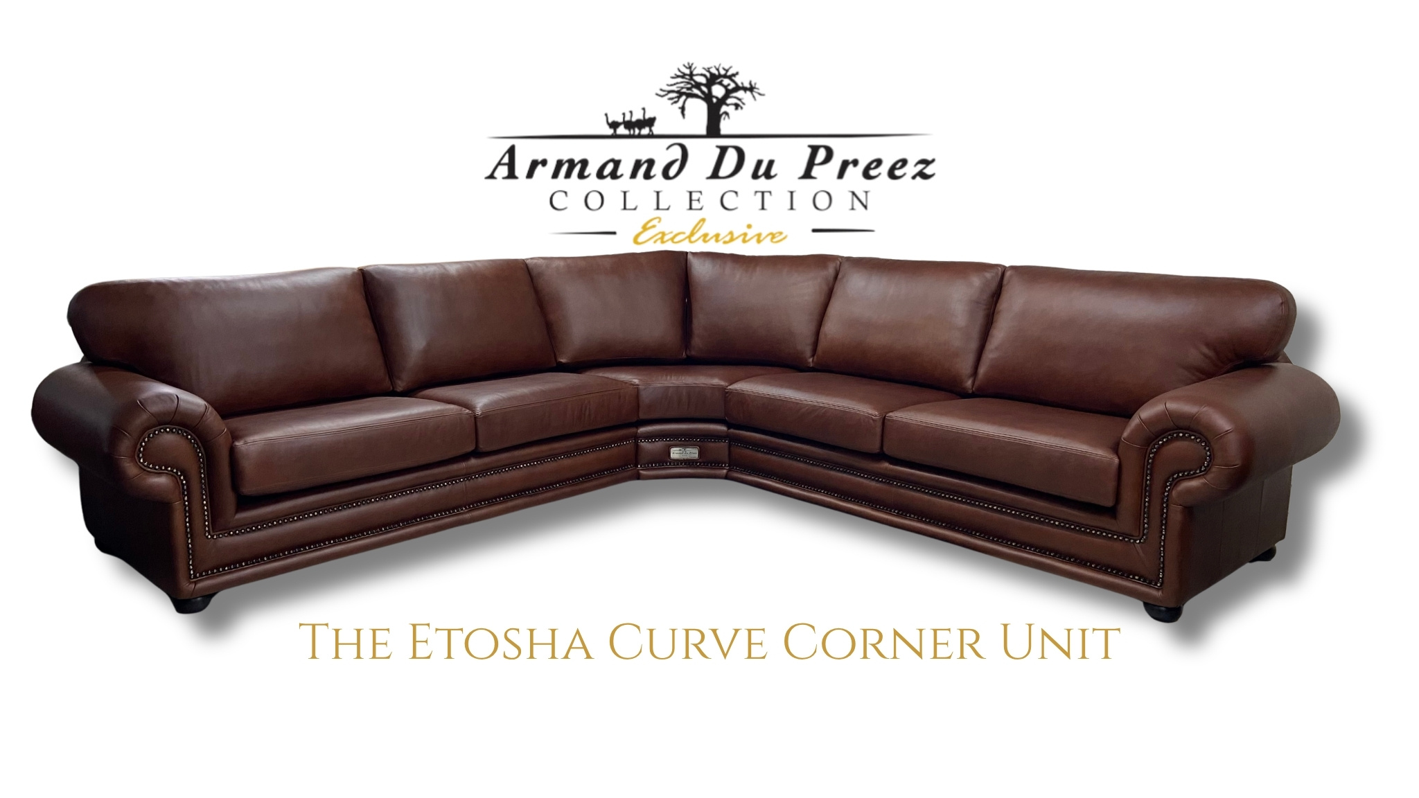 Etosha Curve Corner Couch Front View