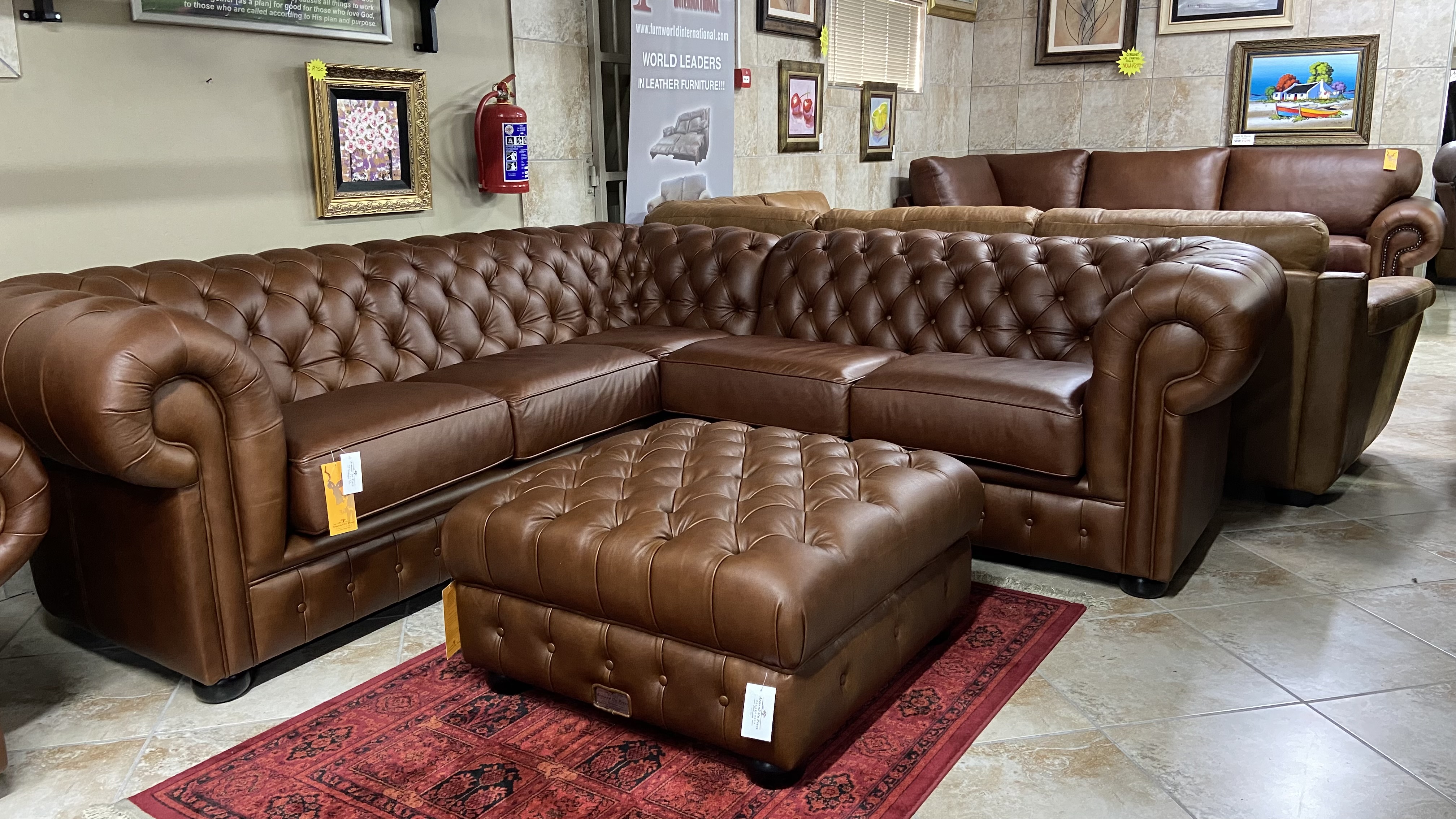 Chesterfield Square Ottoman second view